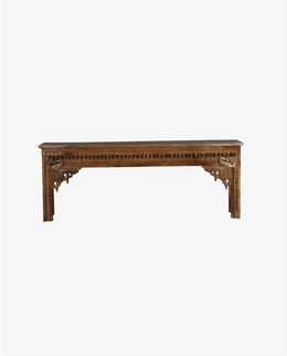 Classic Dark Finish Mango Wood Console Table