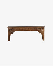 Rustic Mango Wood Console Table | Handcrafted 3 Drawer Entryway Table