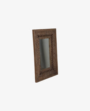 MANGO WOOD FRAME WITH MIRROR
