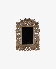 MANGO WOOD MIRROR FRAME WITH MIRROR