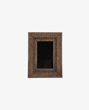 MANGO WOOD FRAME WITH MIRROR