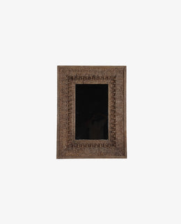 MANGO WOOD FRAME WITH MIRROR