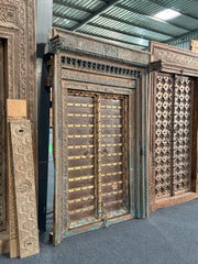 WOODEN OLD HEAVY DOOR