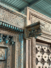 WOODEN OLD HEAVY DOOR